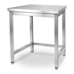 HCB Pro-line Werktafel - 70 x 70 x 85 cm - RVS, Verzenden, Nieuw in verpakking, RVS Meubilair