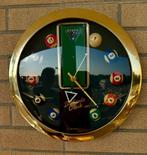Vintage wandklok Billiards Clock – biljartthema – met, Antiek en Kunst