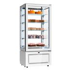 GGM Gastro | Panoramische vitrine - 457 liter - 800mm - 5 |, Verzenden, Nieuw