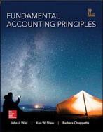 Fundamental Accounting Principles 9780077862275 John Wild, Verzenden, Gelezen, John Wild