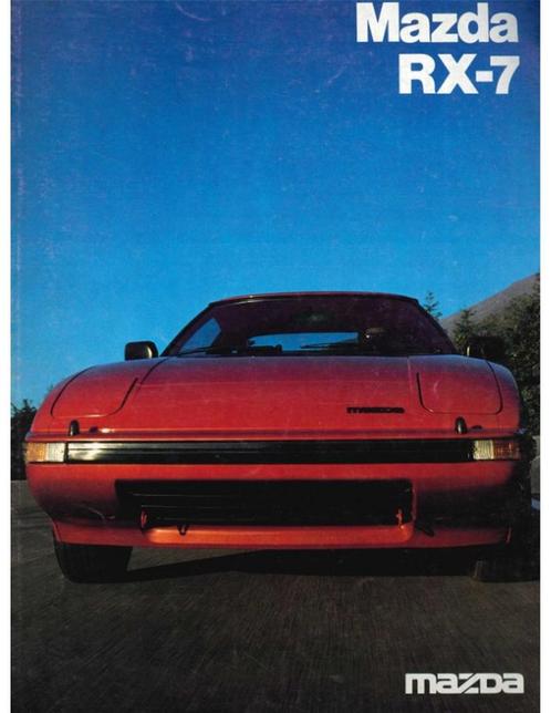 1982 MAZDA RX-7 BROCHURE NEDERLANDS, Boeken, Auto's | Folders en Tijdschriften, Mazda