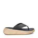 Fitflop F-mode Espadrille slippers voor dames in het Zwart, Slippers, Verzenden, Zwart, Nieuw
