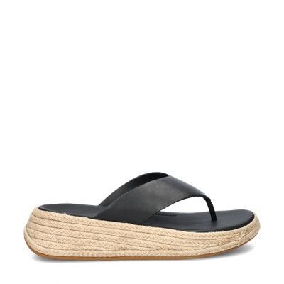 Fitflop F-mode Espadrille slippers voor dames in het Zwart, Kleding | Dames, Schoenen, Slippers, Zwart, Nieuw, Verzenden