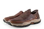 Skechers Instappers in maat 40 Bruin | 10% extra korting, Kleding | Heren, Bruin, Verzenden, Overige typen, Zo goed als nieuw