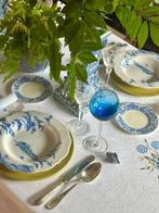 Mantel doce bloemmotief servetten voor grote tafels. -, Antiek en Kunst, Antiek | Kleden en Textiel