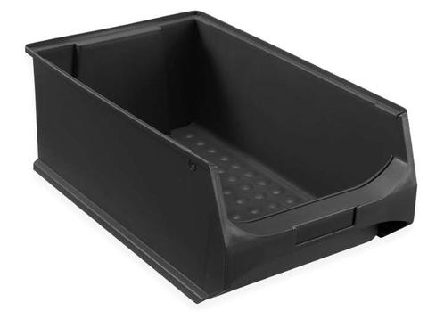 Magazijnbak Kunststof 500x300x200 mm Zwart, Nieuw, Zakelijke goederen, Kantoor en Winkelinrichting | Magazijn, Stelling en Opslag