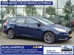 Ford Focus Wagon 1.0 AUTOMAAT 125PK Airco Navi Cruise LM PDC, Auto's, Stof, Met garantie (alle), Blauw, Origineel Nederlands