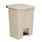 Rubbermaid pedaalemmer beige 68L, Verzenden