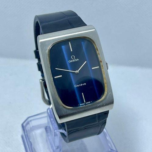 Omega - Genève Vibrant Blue - Zonder Minimumprijs -, Sieraden, Tassen en Uiterlijk, Horloges | Heren