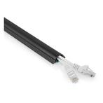 Kabelgoot muur | Nedis | 12 mm kabel (1 meter, PVC, Zwart), Doe-het-zelf en Verbouw, Elektra en Kabels, Verzenden, Nieuw