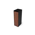 Brievenbus | Geroba | Xilta | Staal met padouk hout, Tuin en Terras, Verzenden, Nieuw, Staal, Staande brievenbus
