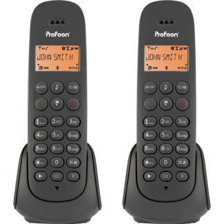 DECT telefoon | Profoon | PDX620 | 2 stuks, Telecommunicatie, Mobiele telefoons | Toebehoren en Onderdelen, Nieuw, Verzenden