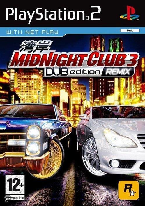 Midnight Club 3 DUB Edition Remix PS2 Morgen in huis!, Spelcomputers en Games, Games | Sony PlayStation 2, 1 speler, Vanaf 3 jaar