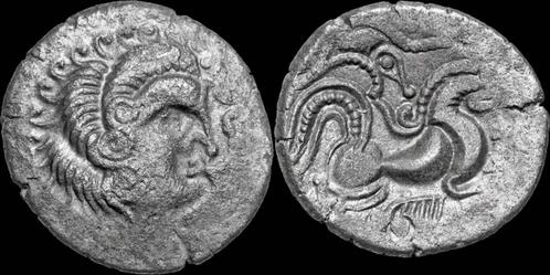 Ca 1st cent Bc Celtic Gaul The Coriosolites billon stater, Postzegels en Munten, Munten | Europa | Niet-Euromunten, Verzenden