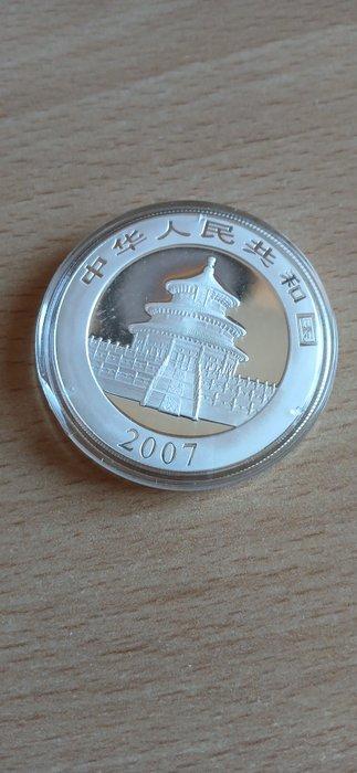 China. 10 Yuan 2007 Panda, 1 Oz (.999) (Zonder Minimumprijs), Postzegels en Munten, Munten | Europa | Niet-Euromunten