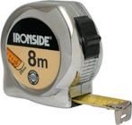 IRONSIDE ROLBANDMAAT CHROOM PROFESSIONEEL 8 METER X 25MM, Verzenden, Nieuw