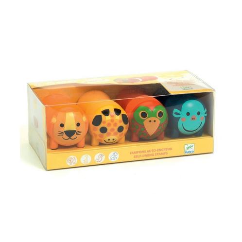 Djeco stempelset Safari dieren - er van €13,99 voor €11,19, Kinderen en Baby's, Speelgoed | Overig, Ophalen of Verzenden