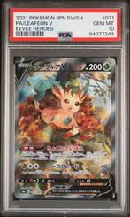 Leafeon V (S6a 071) – PSA 10, Hobby en Vrije tijd, Verzamelkaartspellen | Pokémon, Ophalen of Verzenden, Nieuw