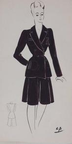 Pierre Cardin (1922), Attribué à - La Parisienne: Costume, Antiek en Kunst