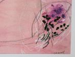 Marc Chagall (1887-1985) - Amoureux au paysage rose