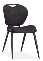 Eetkamerstoel Jim - eetkamerstoelen - Antraciet, Nieuw, Overige materialen