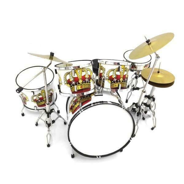 Miniatuur decoratief crown drumstel, Verzamelen, Muziek, Artiesten en Beroemdheden, Overige typen, Nieuw, Ophalen of Verzenden