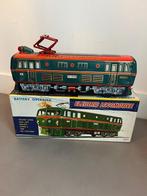 KO - Blikken speelgoedtrein - Battery Operated Electric, Antiek en Kunst, Antiek | Speelgoed