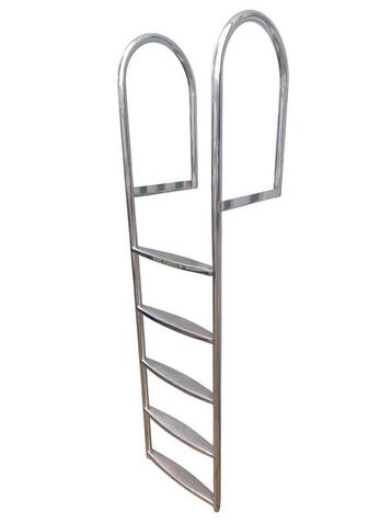 zwemtrap voor steiger RVS 5 of 7 treden, gelast en gepolijst beschikbaar voor biedingen