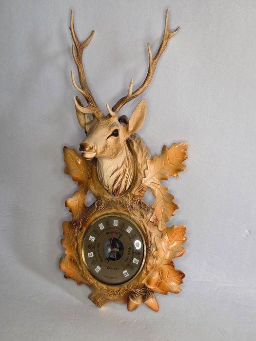 Barometer - Bakeliet - Art Deco Hert barometer, Antiek en Kunst, Curiosa en Brocante