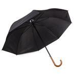 Benson Luxe zwarte paraplu - Automatisch - 125 cm - Gebog..., Sieraden, Tassen en Uiterlijk, Ophalen of Verzenden, Nieuw