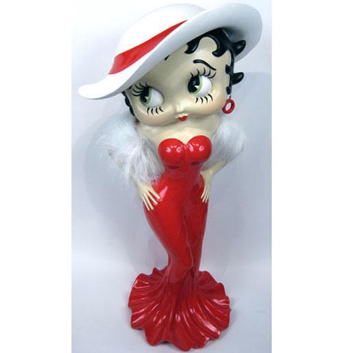 Betty Boop Madam Red Dress Beeld 3ft / 98 cm, Verzamelen, Beelden en Beeldjes, Ophalen