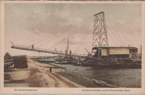 ZUIDERZEEWERKEN - Een Kleitransporteur, Verzamelen, Ansichtkaarten | Nederland, Verzenden