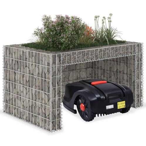 vidaXL Grasmaaieroverkapping met plantenbak 110x80x60cm, Tuin en Terras, Zitmaaiers, Nieuw, Verzenden