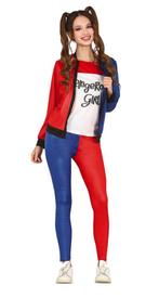 Harley Quinn Halloween Kostuum Meisje, Nieuw, Verzenden
