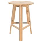 Rustieke Houten Bartafel (78cm) | Tweedekansje | Uniek, Huis en Inrichting, Tafels | Statafels, Ophalen of Verzenden, Nieuw
