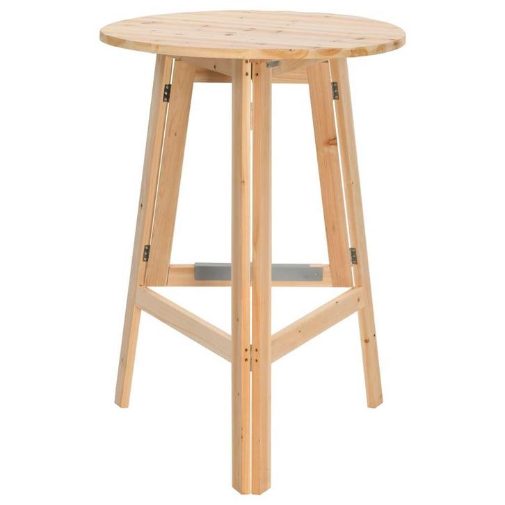 Rustieke Houten Bartafel (78cm) | Tweedekansje | Uniek, Huis en Inrichting, Tafels | Statafels, Nieuw, Ophalen of Verzenden