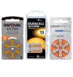 Proefpakket: 3 pakjes met 6 batterijen No. 13 oranje, Nieuw, Ophalen of Verzenden