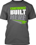 MusclePharm Confidence T-shirt Katoen Grijs, Kleding | Heren, Sportkleding, Nieuw, Grijs, Ophalen of Verzenden, MusclePharm