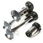 Luchthoornset drie hoorns met compressor 12 Volt., Verzenden, Nieuw