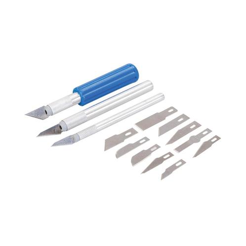 Silverline Precisie scalpelset - 16-delig - aluminium han..., Doe-het-zelf en Verbouw, Gereedschap | Handgereedschap, Nieuw, Ophalen of Verzenden
