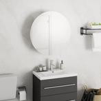 vidaXL Badkamerkast met ronde spiegel en LED 40x40x17,5 cm, Verzenden, Nieuw