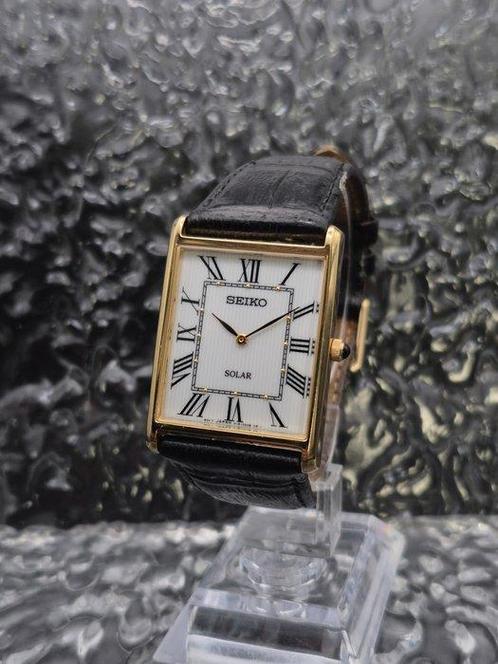 Seiko - Solar Tank - Zonder Minimumprijs - V115-0BC0 -, Sieraden, Tassen en Uiterlijk, Horloges | Antiek