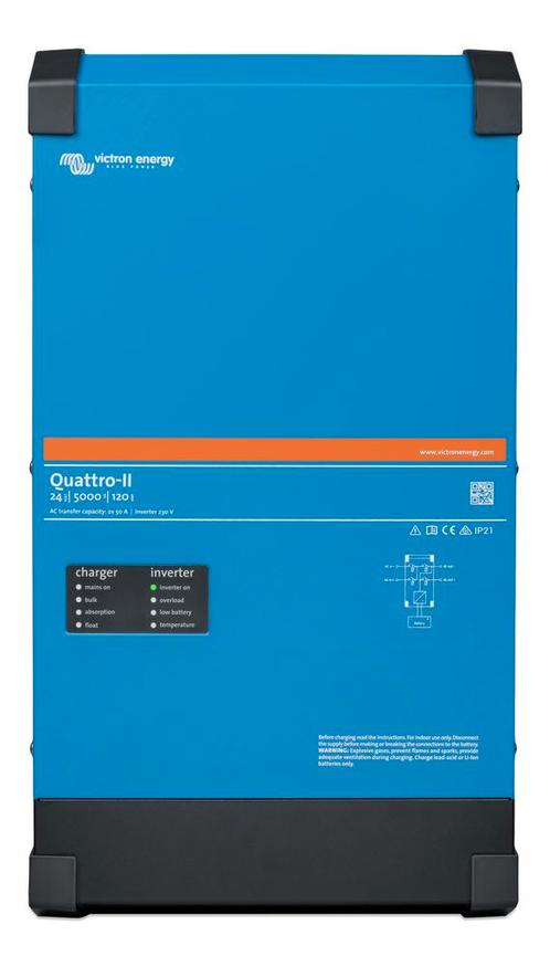 Victron Quattro-II 24/5000/120-50/50 Acculader omvormer, Watersport en Boten, Navigatiemiddelen en Scheepselektronica, Nieuw, Ophalen
