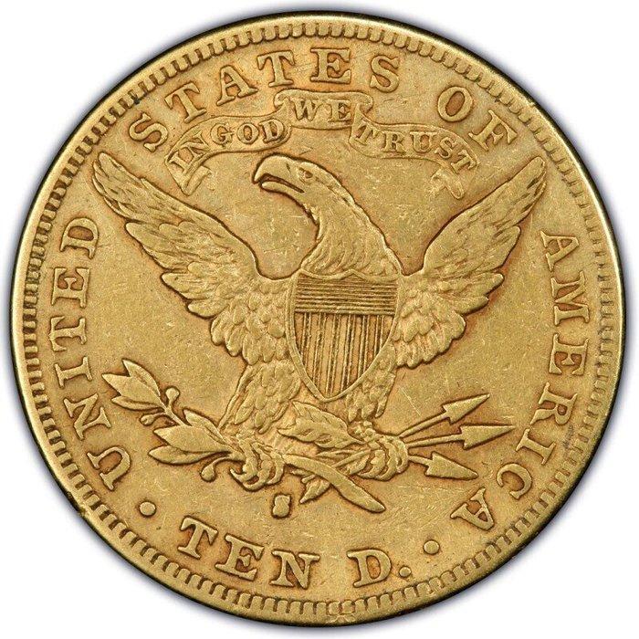 Verenigde Staten. 1896 $10 Liberty Head Gold Eagle Coin, Postzegels en Munten, Edelmetalen en Baren