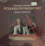 Lp - Domenico Scarlatti, Gustav Leonhardt - 14 Sonatas For H, Zo goed als nieuw, Verzenden