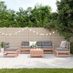 vidaXL 6-delige Loungeset met kussens massief douglashout, Verzenden, Nieuw, Loungeset
