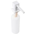 REA Inbouw zeepdispenser - rechthoekig - 330 ml - mat wit..., Ophalen of Verzenden, Nieuw
