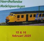 De Noord-Hollandse Modelspoordagen  15 en 16 februari, Hobby en Vrije tijd, Modeltreinen | H0, Zo goed als nieuw, Gelijkstroom of Wisselstroom