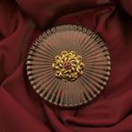 18 Krt. Antiek gouden broche met robijn (18 karaat broche), Sieraden, Tassen en Uiterlijk, Broches, Gebruikt, Overige kleuren