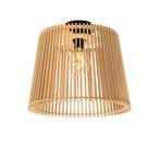 Landelijke buiten plafondlamp hout IP44 - Jayla, Huis en Inrichting, Lampen | Plafondlampen, Nieuw, Overige stijlen